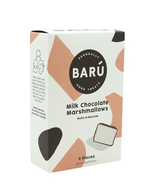 Milk Chocolate Marshmallows 120g/9pcs