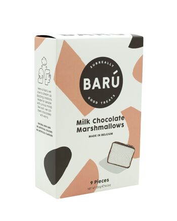 Milk Chocolate Marshmallows 120g/9pcs 1