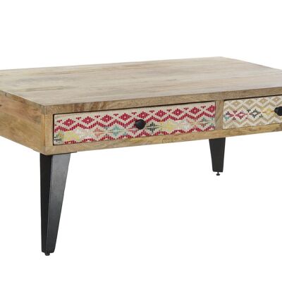 TABLE BASSE MANGO METAL 110X70X46 MARRON MB190903