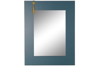 MIROIR SAPIN MDF 70X2,5X90 ORIENTAL BLEU PÉTROLE MB191246 1