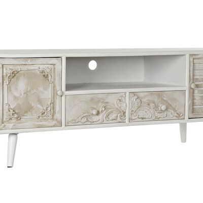 TV CABINET FIR MDF 136X40,5X52 WHITE MB191705