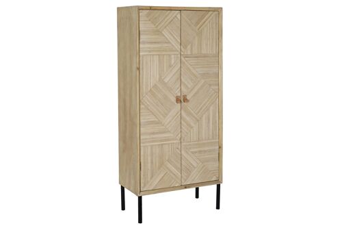 ARMARIO ABETO MDF 70X35X156 NATURAL MB191709