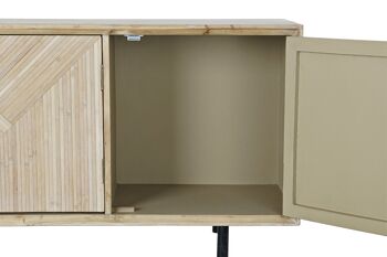 MEUBLE TV MDF SAPIN 140X40X62 NATUREL MB191711 5