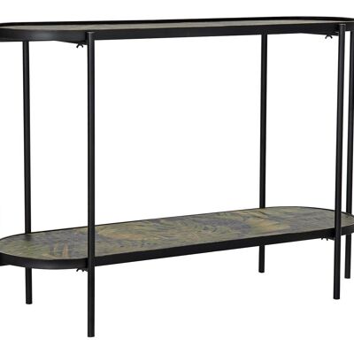 CONSOLA METAL MDF 120X41X80 TROPICAL NEGRO MB191728