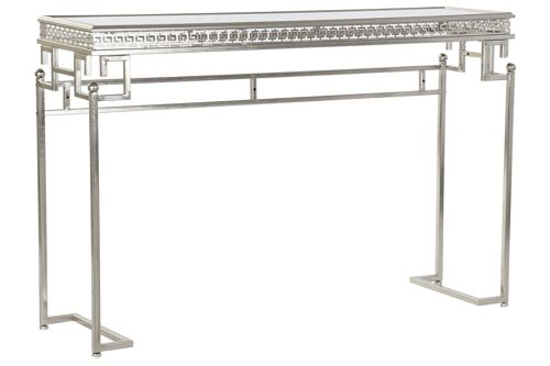 CONSOLA METAL ESPEJO 117X31X75 9,3 KG K ENVEJECIDO MB192165