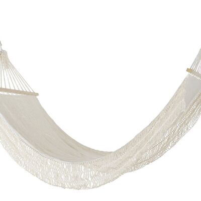 COTTON POLYESTER HAMMOCK 300X90X130 160KG, BEIGE MB192561