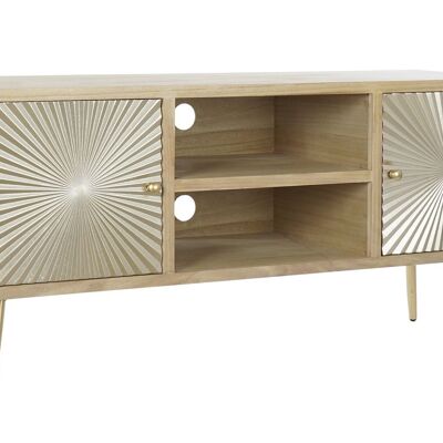 MUEBLE TV MDF ABETO 130X40X60 NATURAL MB193431