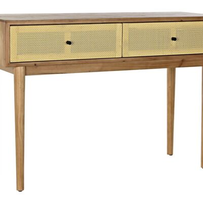 CONSOLE SAPIN ROTIN 112X38X75 MARRON MB193516