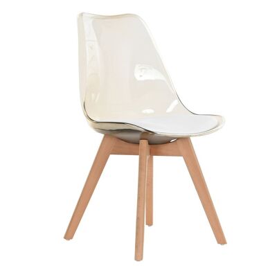 CHAIR PVC BIRCH 54X47X81 CREAM MB194133