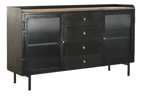 BUFFET MANGO METAL 145X40X85 NATURAL MB194553