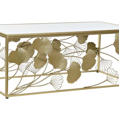 MESA CENTRO METAL ESPEJO 110X60X46 DORADO MB194901