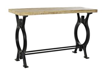 POIGNÉE DE CONSOLE MÉTAL 120X45X76 INDUSTRIEL NATUREL MB194922 1