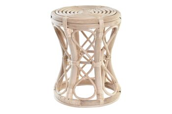 TABLE D'APPOINT ROTIN 30X30X40 NATUREL MB194952 1