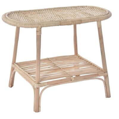SIDE TABLE RATTAN 61X30X46 NATURAL MB194954