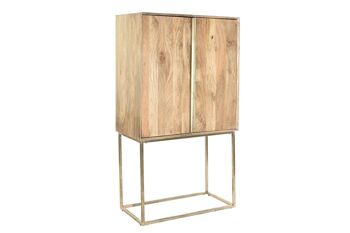 MANGO BUFFET METAL 84X43X152 MARRON CLAIR MB195269 1