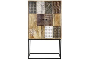 MANGO BUFFET METAL 84X43X152 MARRON CLAIR MB195269 8