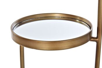 ÉTAGÈRE MÉTALLIQUE MIROIR 43X35X113 CUIVRE MB195920 2