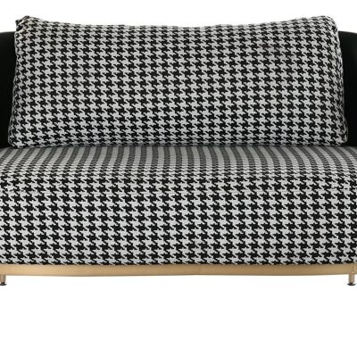 METALL-POLYESTER-SOFA 130X80X80 HAHNENZAHN MB196088