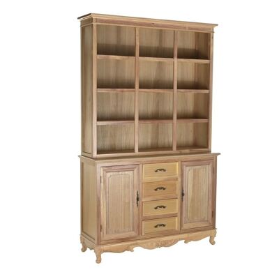 VETRINA IN ABETE MDF 124,5X39X201,8 NATURALE MB196107