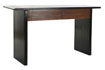 CONSOLE ACACIA 140X40X76 MARRON FONCE MB197183 1