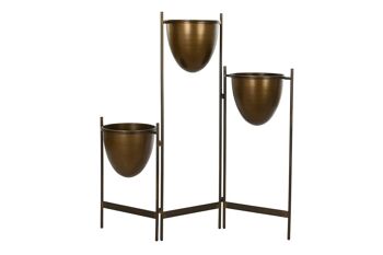 JARDINIÈRE MÉTAL 35X26,5X105 CUIVRE MC196133 1