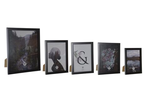 MARCO MULTIFOTO SET 5 MDF 23X2X28 NEGRO MF189157