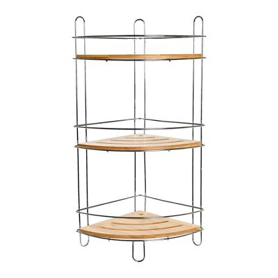 BAMBOO WALL SHELF 19.5X19.5X47 SHOWER PB191662