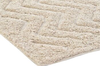 TAPIS COTON 80X50X1 520 GR G SALLE DE BAIN 3 SURT. PB197489 2