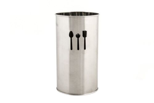 Buy wholesale STAINLESS STEEL CUTLERY 10X10X18 SILVER TRAY PC185867