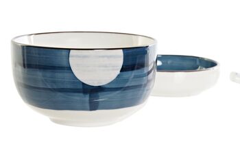 SUSHI SET 8 BAMBOU PORCELAINE 34X29,5X7,3 BLEU PC186133 3