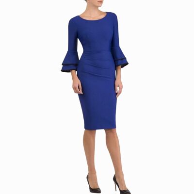 TINA PENCIL DRESS COBALT BLUE