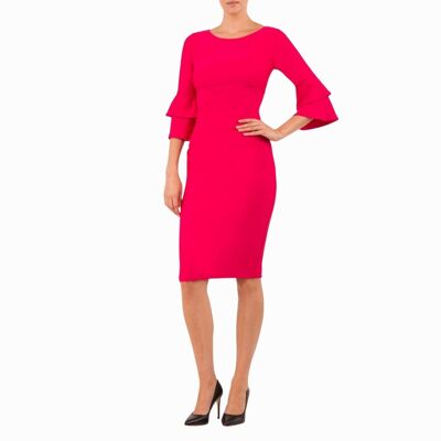 MERIDIAN YARROW PINK DRESS