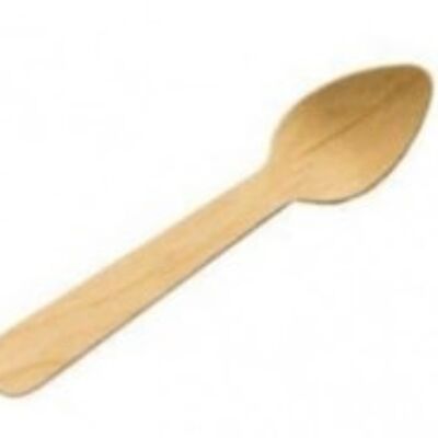 Small wooden spoon in bulk