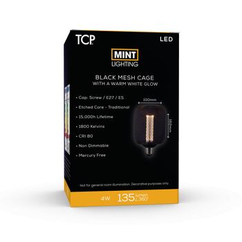 TCP LED Mint Décoratif Mesh Edged Filament ES 3
