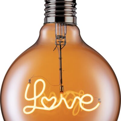 TCP LED Mint Decorative Filament Love Large Globe Light Bulb ES
