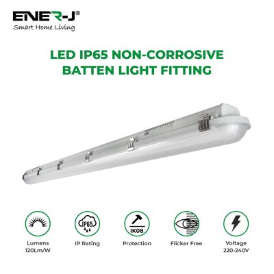 LED Non Corrosive IP65 Batten 120cms 40W