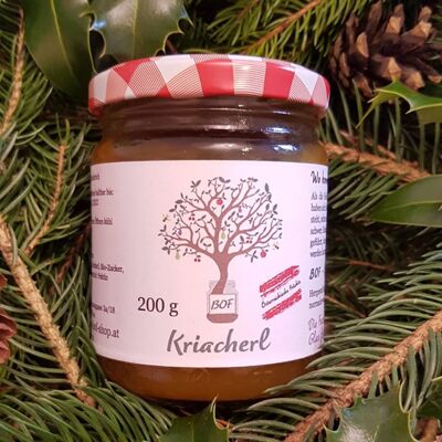 Crema de frutas kriacherl