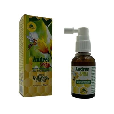 Food supplement for throat and voice - ANDRES Spray 30 ml