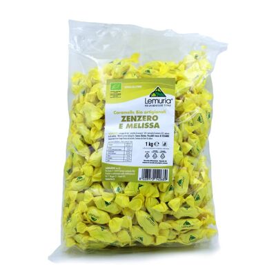 Caramelos ecológicos para la digestión - Caramelos JENGIBRE y MELISSA 1 kg