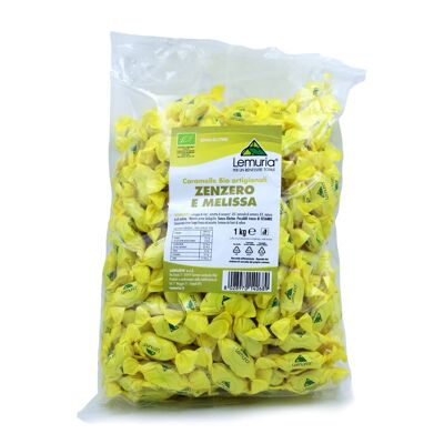 Bonbons bio pour la digestion - Bonbons GINGEMBRE et MELISSE 100g