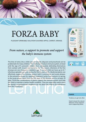 Complément alimentaire pour le système immunitaire de l'enfant - FORZA BABY 100 ml 4