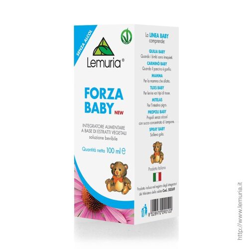 Integratore alimentare per il sistema immunitario del bambino - FORZA BABY 100 ml