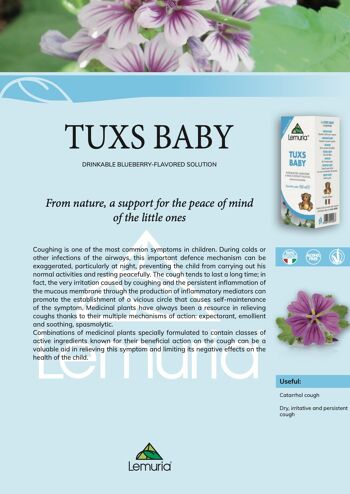 Complément alimentaire toux de bébé - TUXS BABY 100 ml 6