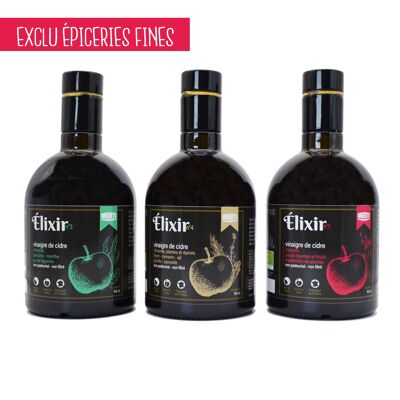Organic elixirs exclusive to grocery stores