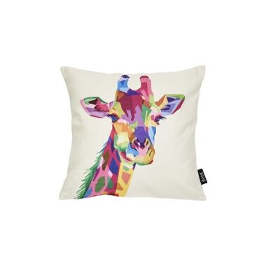 VELOR PRINT cushion cover GIRAFFE 45x45cm