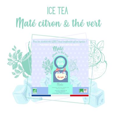 Mate Iced Lemon and Green Tea - Iced Tea - X20 capsules