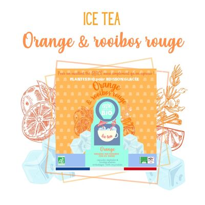 Red Rooibos with Iced Orange - Iced Tea - x20 capsules