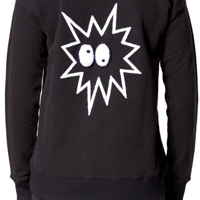 Novelty Star Explosion Sweatshirt - Black