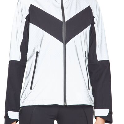 Veste de running réfléchissante - Reflective w Black