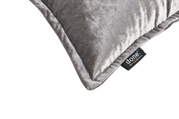 Housse de coussin GLAM Argent 40x60cm 3